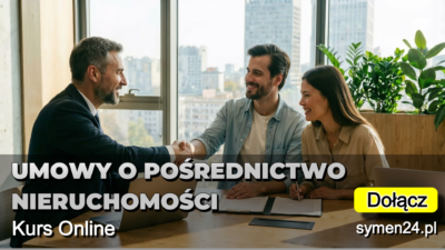 Umowa o pośrednictwo w obrocie nieruchomościami ikona kursu online dla pośredników w obrocie nieruchomościami