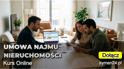 Umowy najmu lokali mieszkalnych umowa najmu zwykłego, okazjonalnego i komercyjnego w przystępnym szkoleniu online. W ramach kursu omawiamy: Najem zwykły, okazjonalny i instytucjonalny obowiązki Wynajmującego i Najemcy, możliwe sposoby i warunki wypowiedzenia umów najmu, klauzule specjalne w umowach,