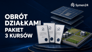 Pakiet 3 kursów o obrocie działkami budowlanymi pułapki, podział i warunki zabudowy.