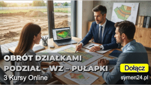Pakiet kursów o obrocie działkami budowlanymi Czyli wszystko co trzeba wiedzieć o obrocie gruntami w planowaniu przestrzennym warunkach zabudowy w podziale działek szkolenie dla pośredników i agentów nieruchomości