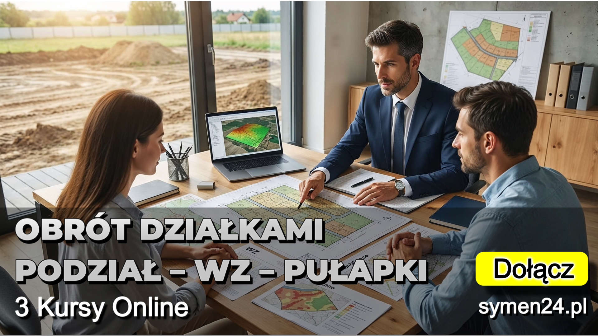 Pakiet kursów o obrocie działkami budowlanymi Czyli wszystko co trzeba wiedzieć o obrocie gruntami w planowaniu przestrzennym warunkach zabudowy w podziale działek szkolenie dla pośredników i agentów nieruchomości