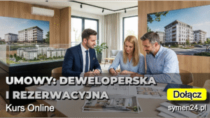 Umowa deweloperska, umowa rezerwacyjna, ustawa deweloperska ikona kursu online