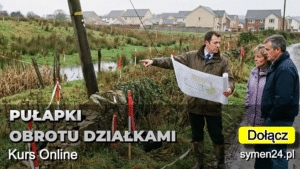 Obrót Działkami Budowlanymi - Kurs Online Kurs online: jak zarabiać na działkach budowlanych. Praktyczne szkolenie dotyczące obrotu gruntami i przeznaczone dla pośredników nieruchomości oraz inwestorów. Ikona kursu obrotu działkami budowlanymi