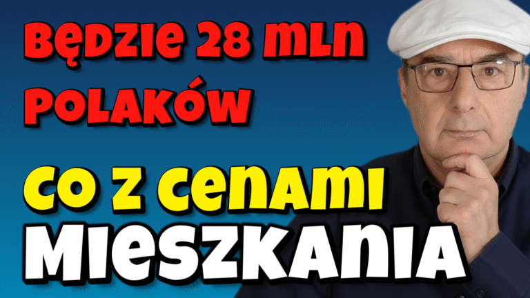Wpływ demografii na rynek nieruchomości w Polsce ceny mieszkań i ceny działek nowa prognoza GUS ilustracja podcastu