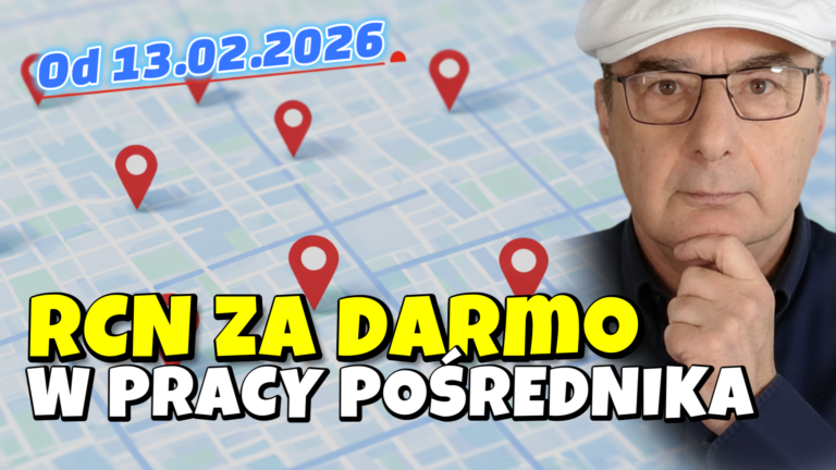 Rcn za darmo wykorzystanie rejestru cen nieruchomości w pracy pośrednika