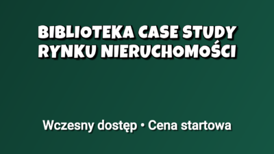 Biblioteka case study Rynku nieruchomości ikona kursu online